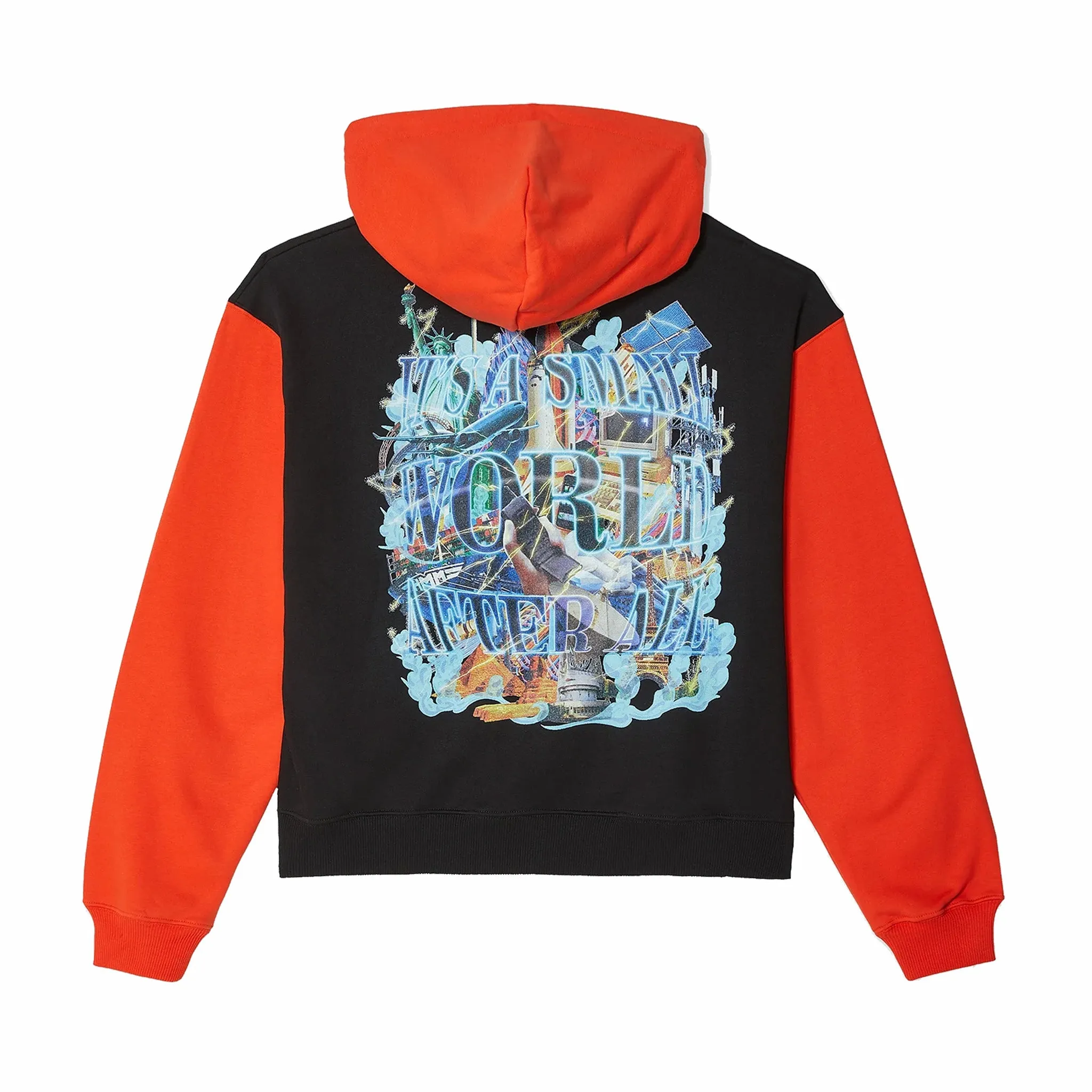 Sky High Farm Workwear Small World Graphic Hoodie (Black)