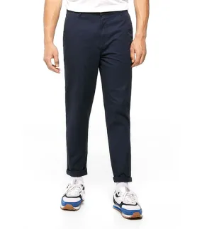 Slim Chino Trousers Dark Blue