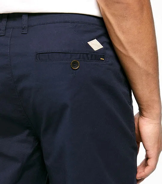 Slim Chino Trousers Dark Blue