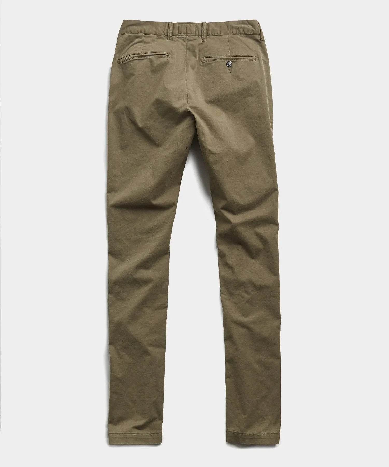 Slim Fit Tab Front Stretch Chino in Olive