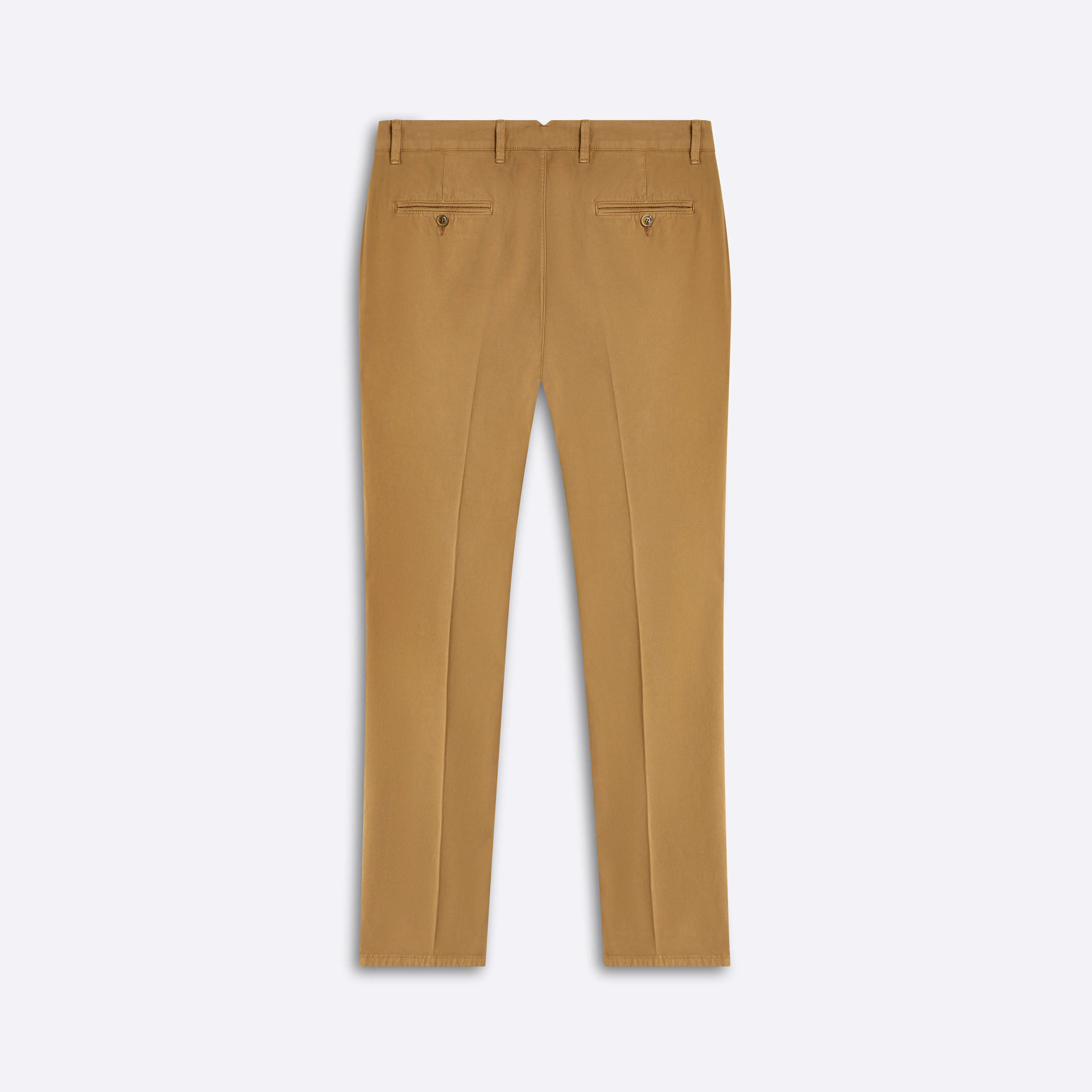 Solid Flat Front Chino Pants