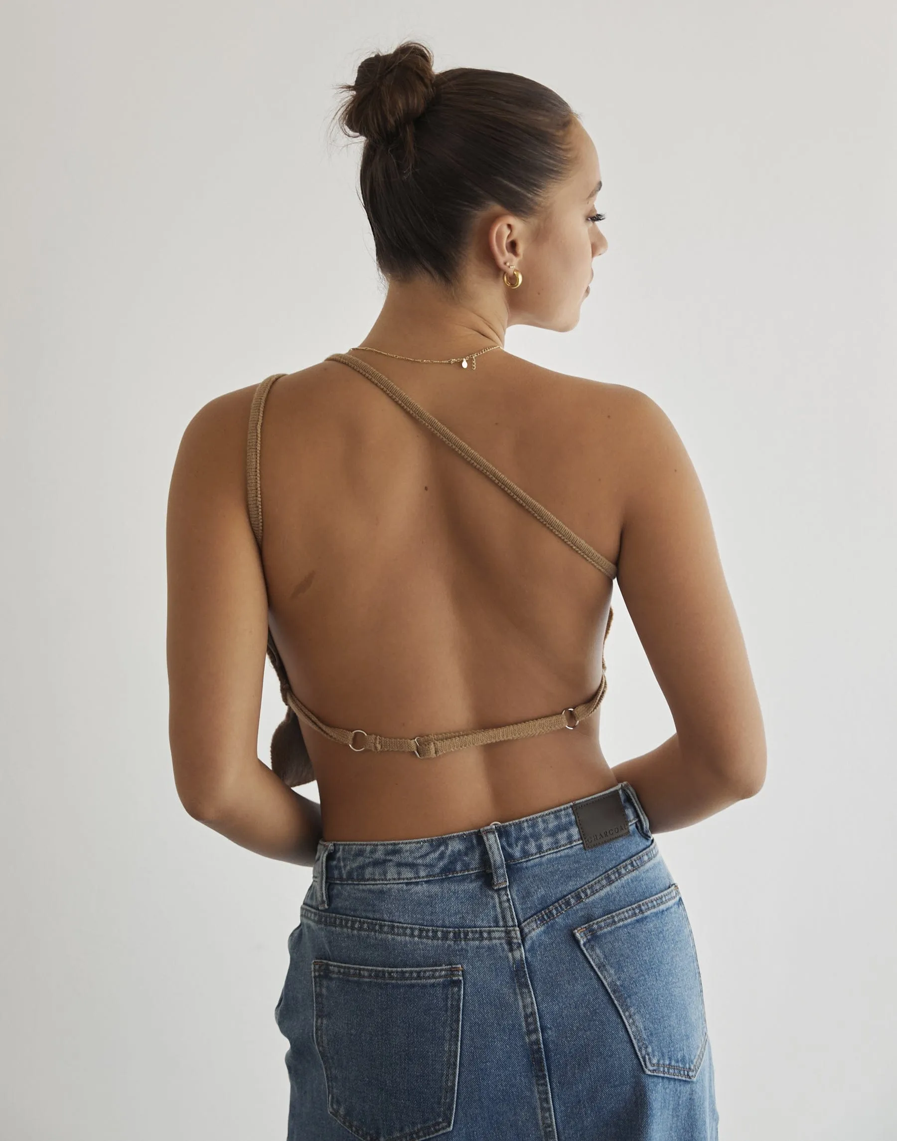 Sonya Crop Top (Tan)