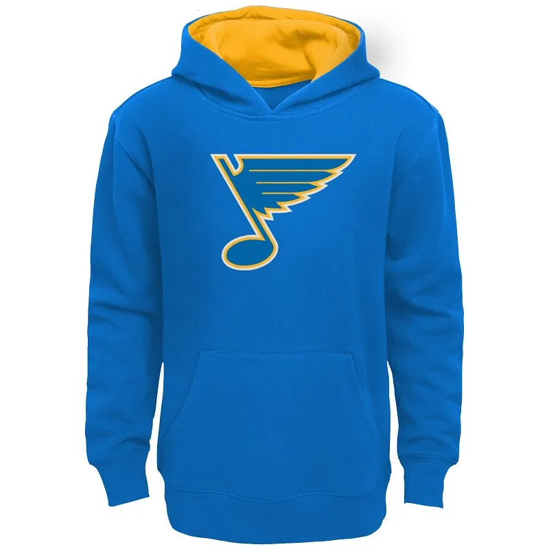 ST. LOUIS BLUES KIDS HERITAGE HOODIE - AIRFORCE BLUE