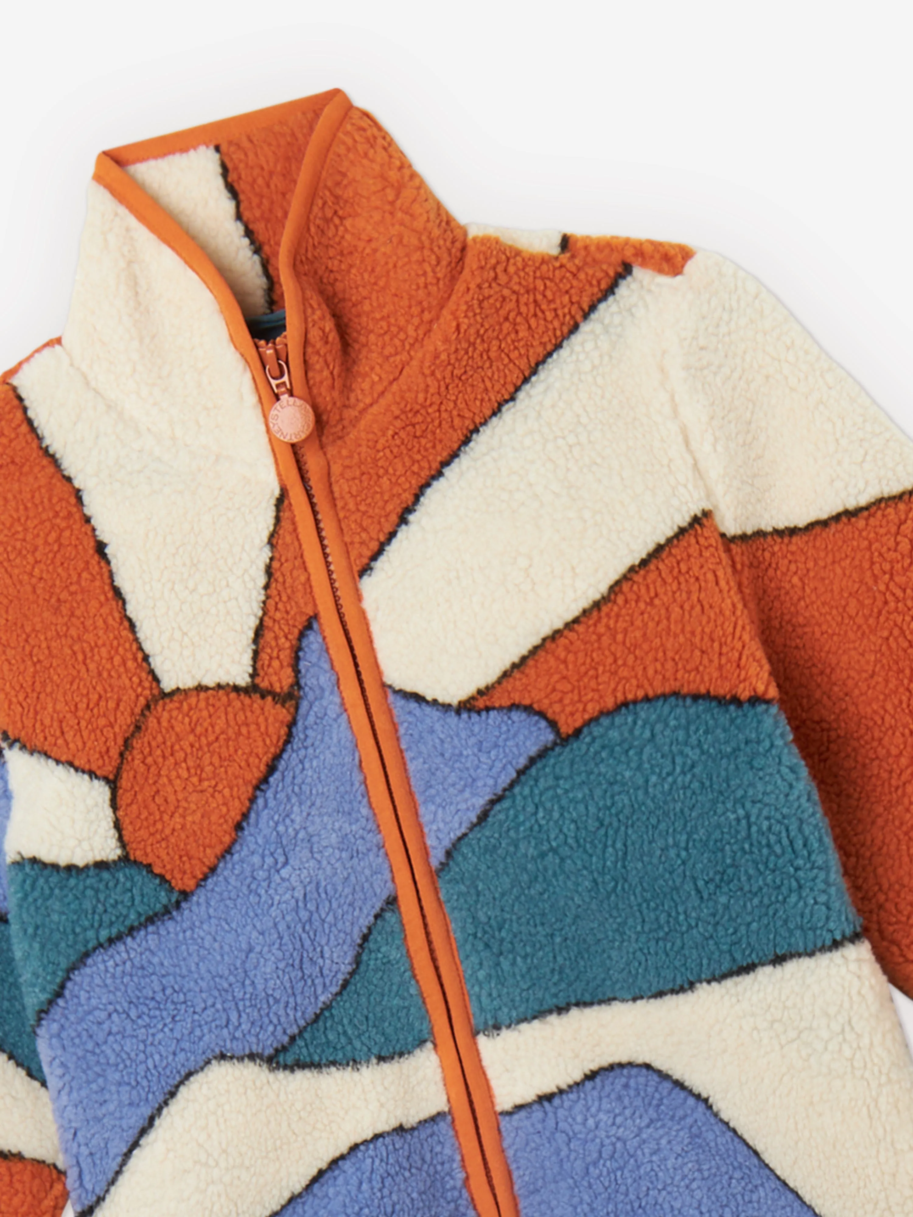 Stella McCartney Boys Fleece Jacket in Multicolour