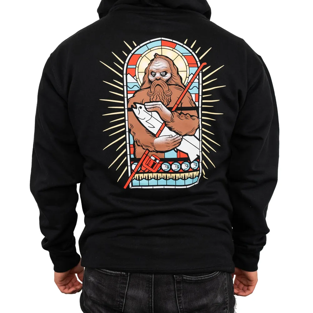 STLHD Men's Saint Sasquatch Black Standard Hoodie