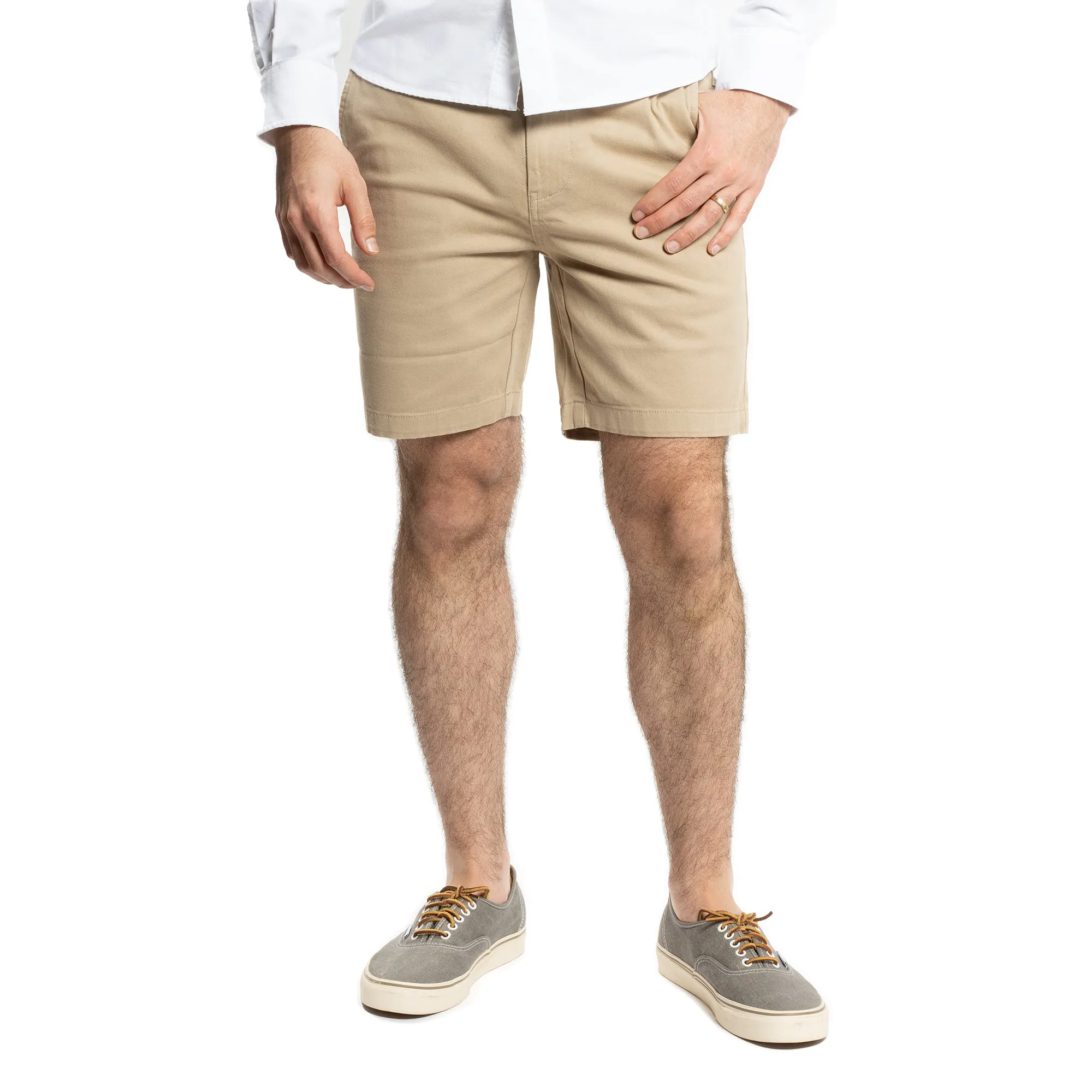 Stretch Chino Shorts - Khaki