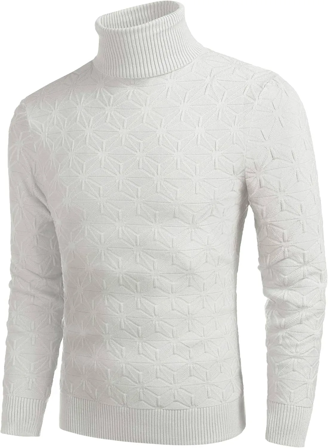 Stylish Slim Fit Turtleneck Pullover Sweater (US Only)