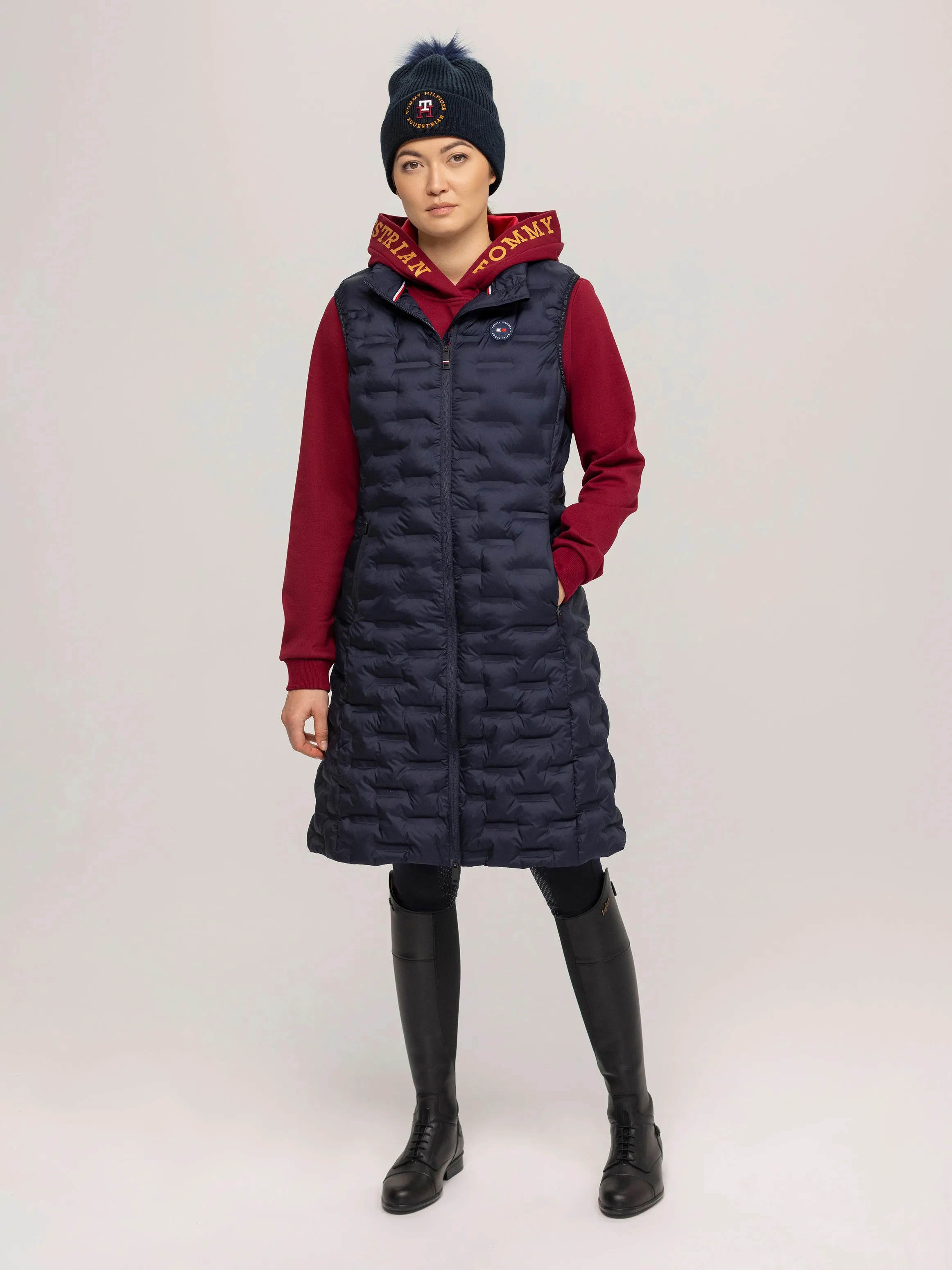 TH Wmn Maine Puffer Gilet Desert Sky