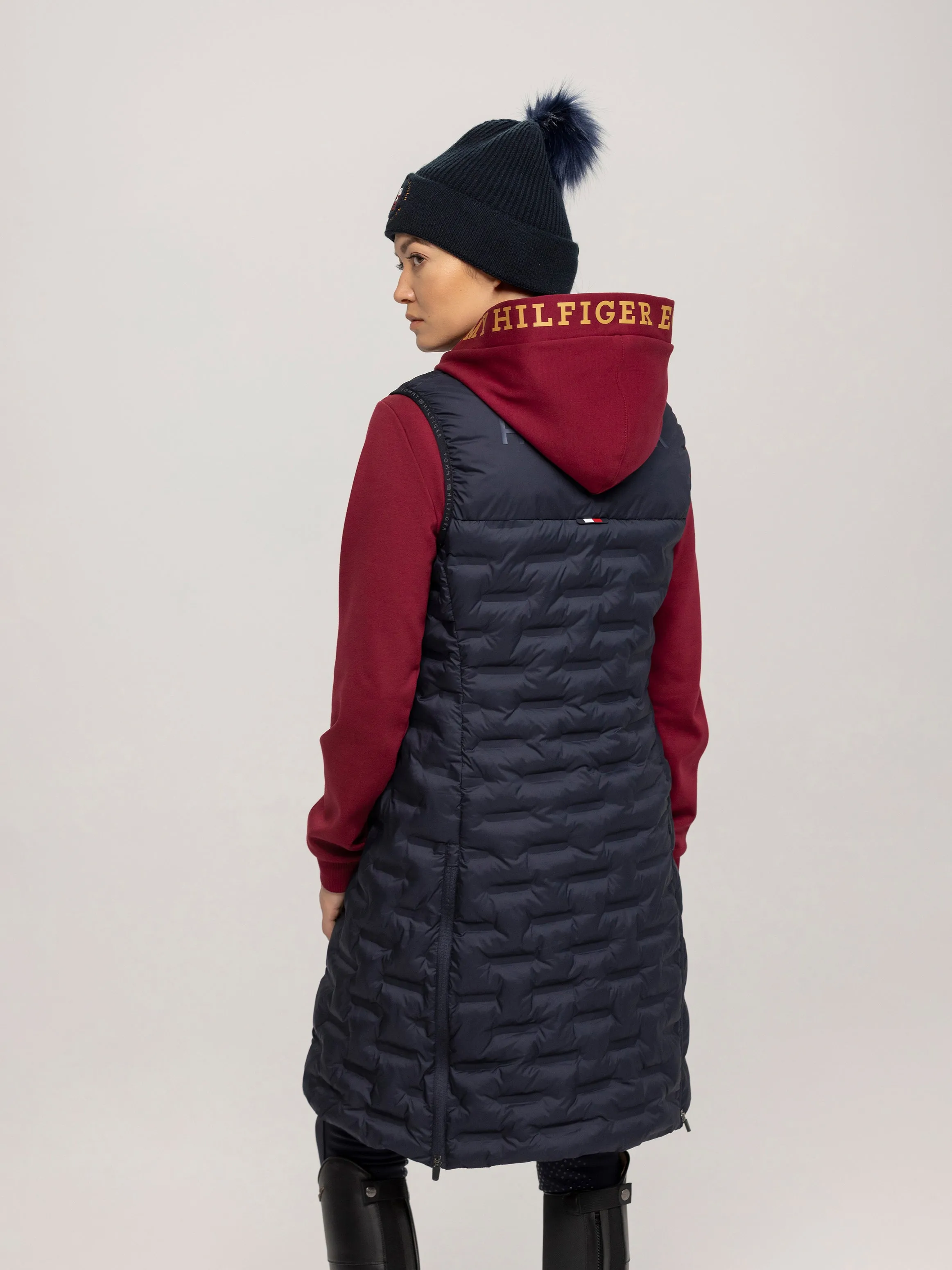 TH Wmn Maine Puffer Gilet Desert Sky