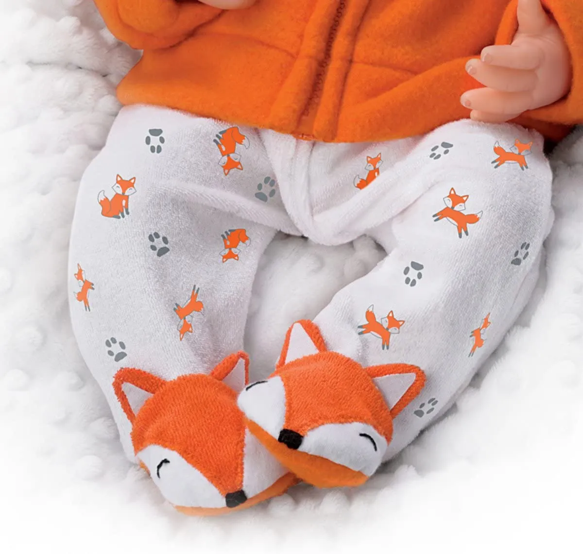 The Ashton - Drake Galleries Lil Rascal Lifelike So Truly Real® Baby Boy Doll Weighted Fully Poseable with Soft  RealTouch® Vinyl Skin Custom Fox Outfit by Master Doll Artist Linda Murray 18"-inches