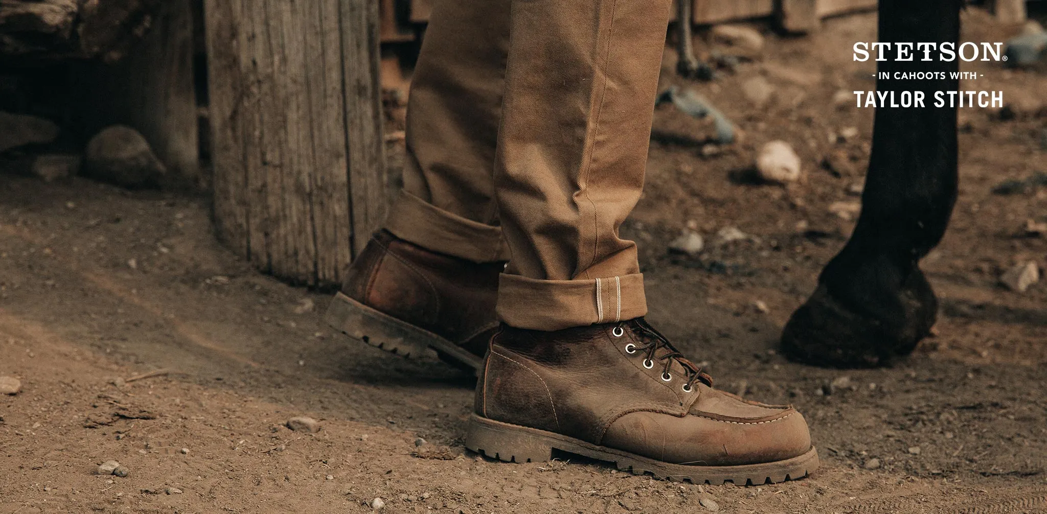 The Slim All Day Pant in Rustic Oak Organic Selvage