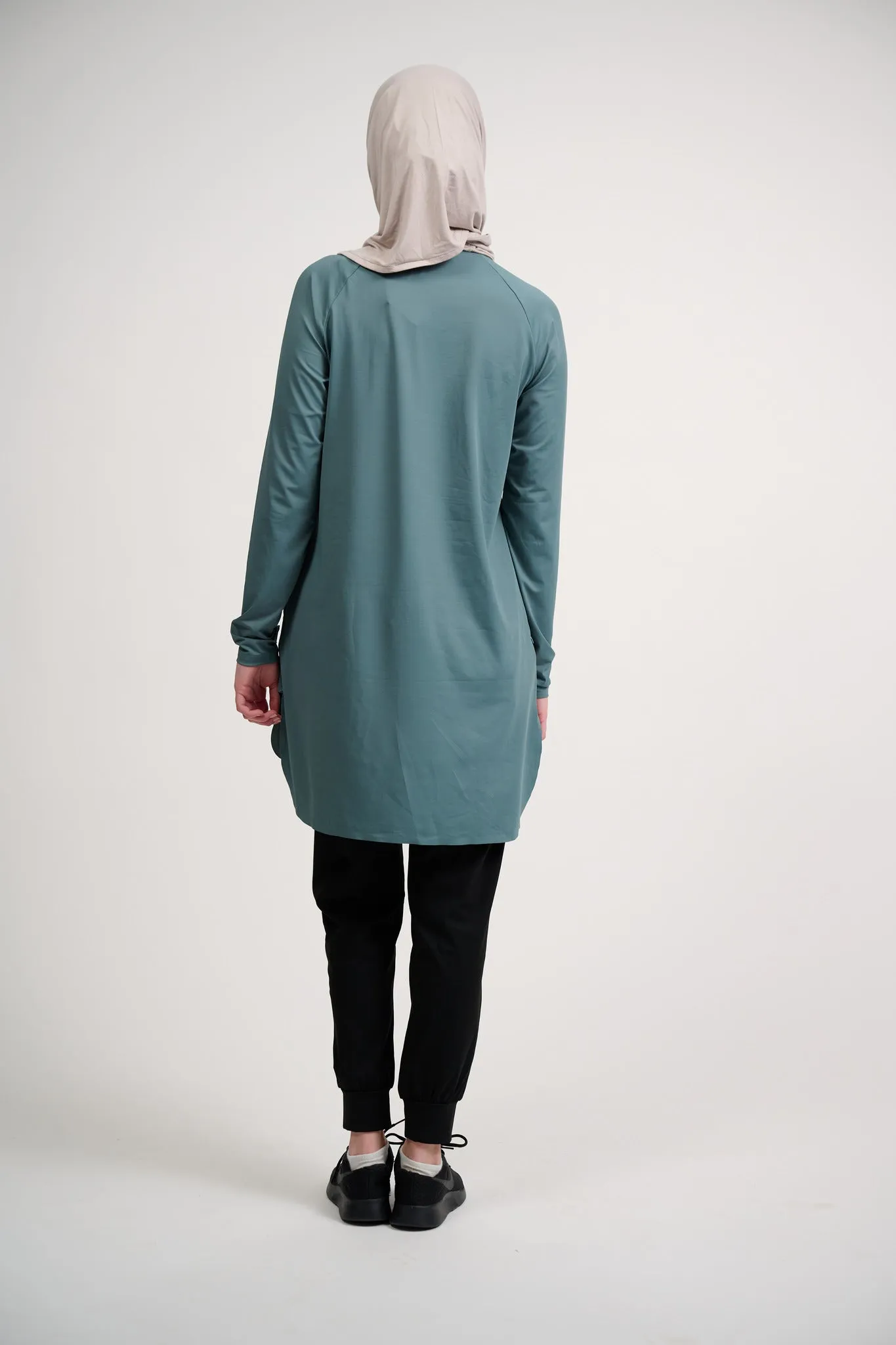 The Staple Modest Sports Dress- Muted Teal