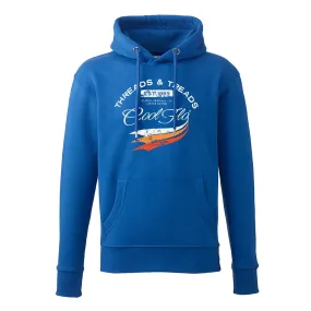 Threads and Treads Blue Hoody