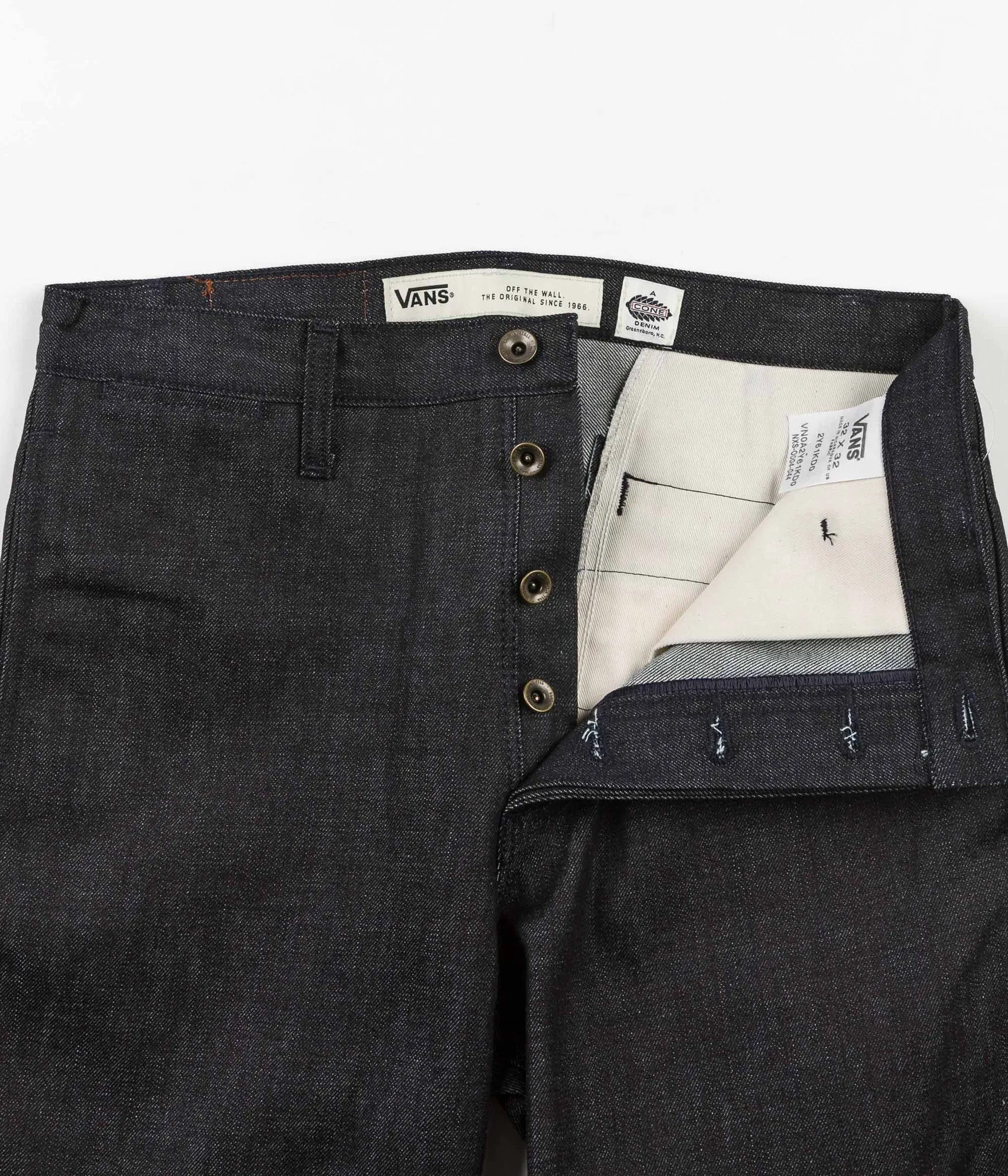 Vans Gilbert Crockett Denim Chino Trousers - Raw Oakhurst