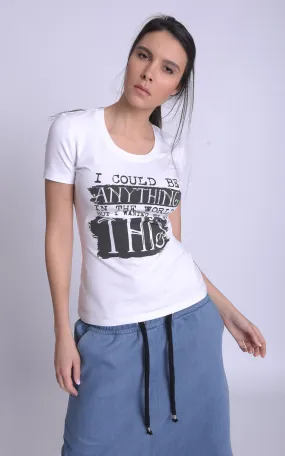 White Inspirational Tshirt