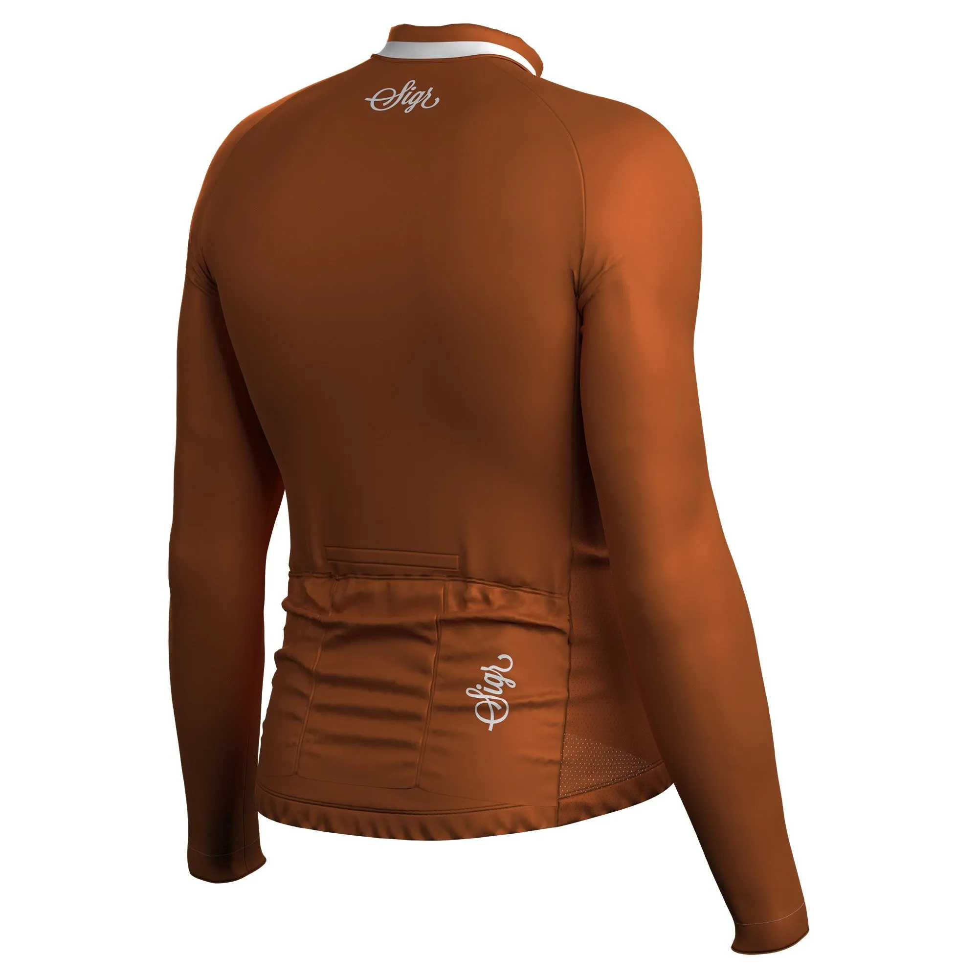 Wildflower Brown Men's Long Sleeved Jersey