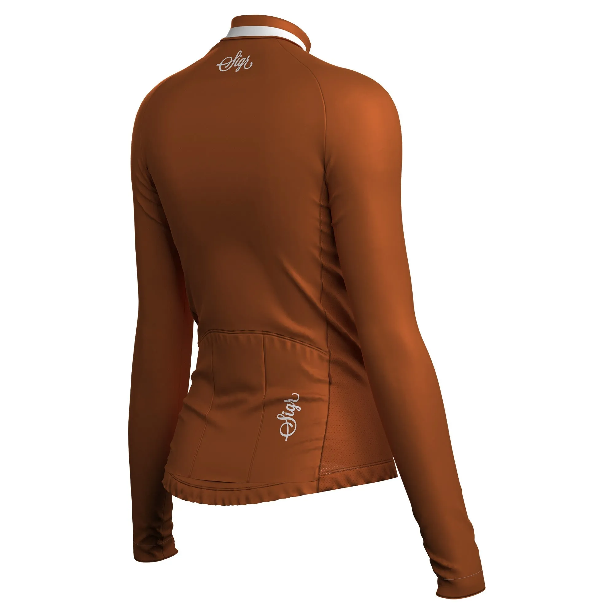 Wildflower Brown Women's Long Sleeved Jersey