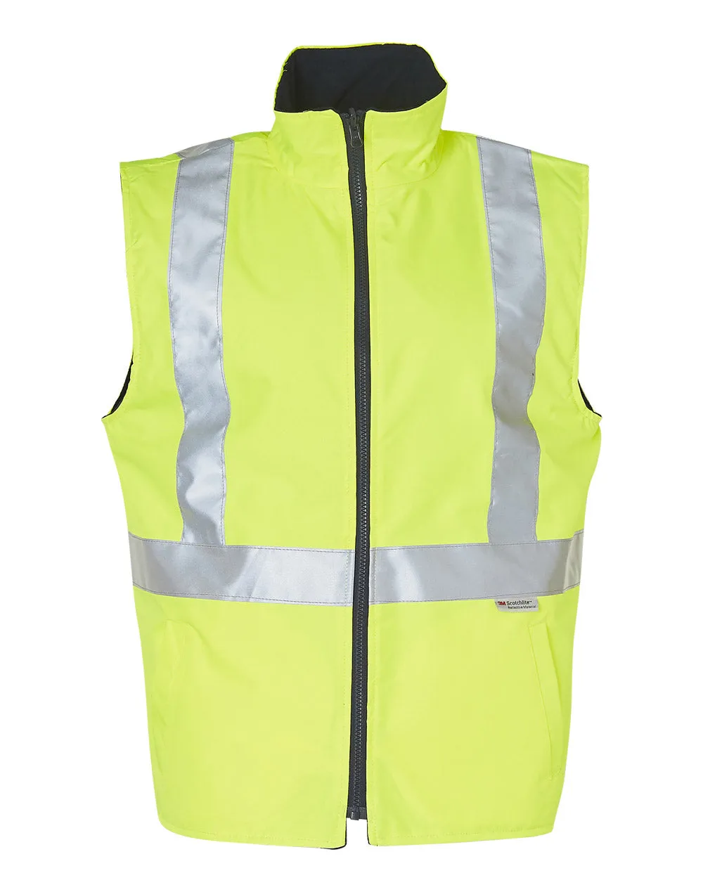 Winning Spirit High Visibility Two Tone Vest With 3M Reflective Tapes (SW19A)