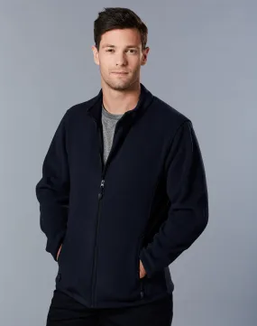 Winning Spirit Men's Bonded Polar Fleece Full Zip Fitted Jacket (PF07)