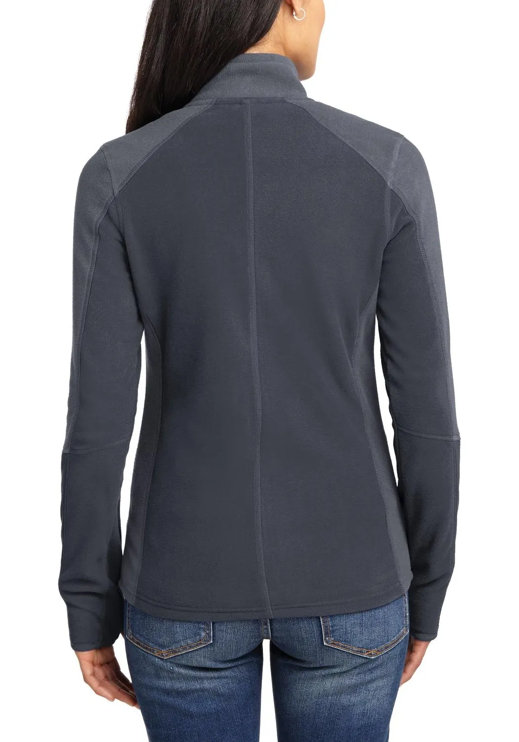 Women's Full-Zip Colorblock Microfleece Jacket