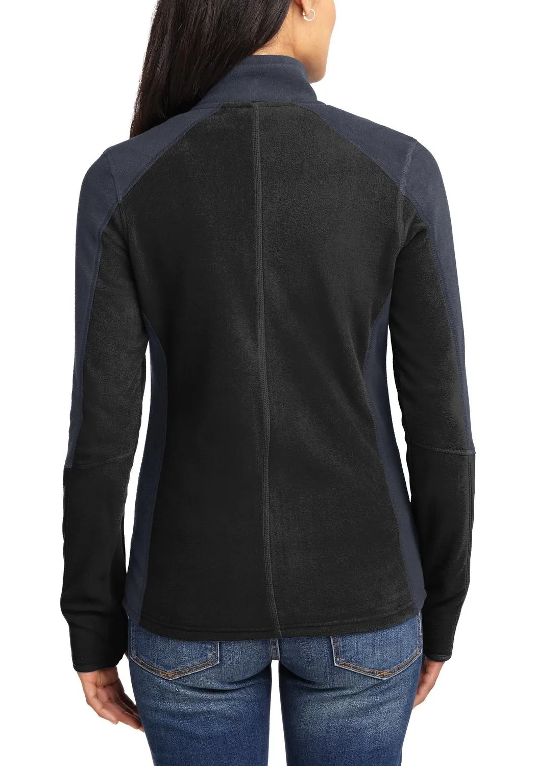 Women's Full-Zip Colorblock Microfleece Jacket